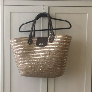 Straw Beach Tote